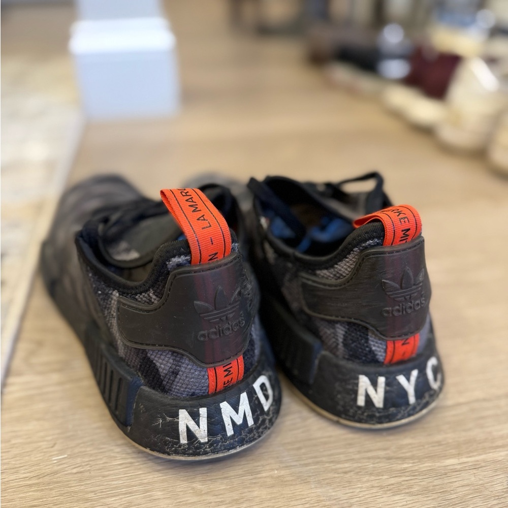 Adidas men NMD NYC Black and Red Shoes